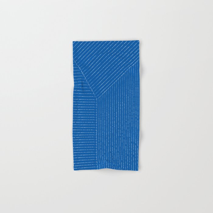 Lines (Sapphire Blue) Bath Towel Gallery Image 1
