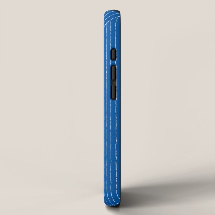 Lines (Sapphire Blue) iPhone Case Gallery Image 2