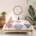 Colorful Folk Leaves Comforter Gallery Image 3