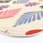 Colorful Folk Leaves Bath Mat Gallery Image 3