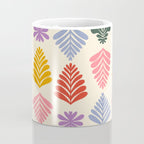 Colorful Folk Leaves Coffee Mug Gallery Image 4