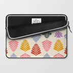 Colorful Folk Leaves Laptop Sleeve Gallery Image 2