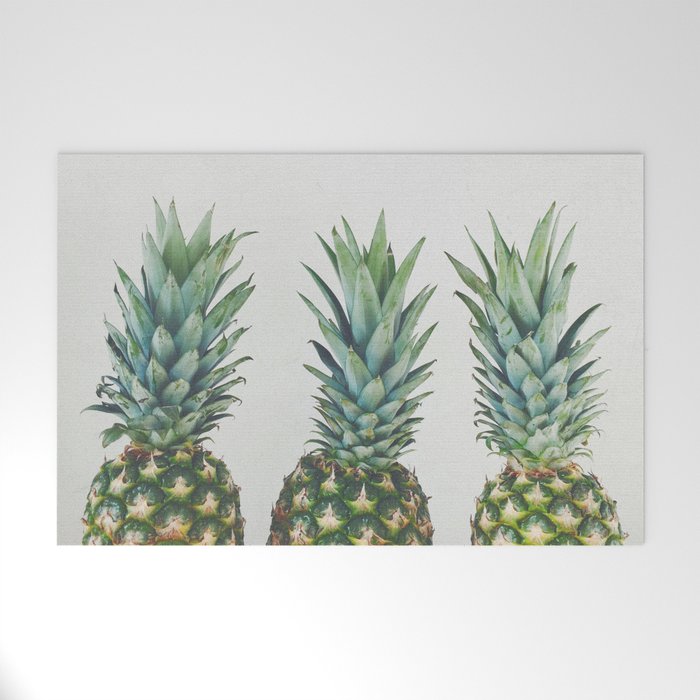 Pineapple Trio Welcome Mat Gallery Image 1