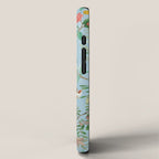 Chinoiserie Pastel Blue Floral Bird Garden II iPhone Case Gallery Image 2
