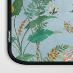Chinoiserie Pastel Blue Floral Bird Garden II Laptop Sleeve Gallery Image 3
