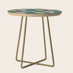 Green and blue tiles Side Table Gallery Image 1
