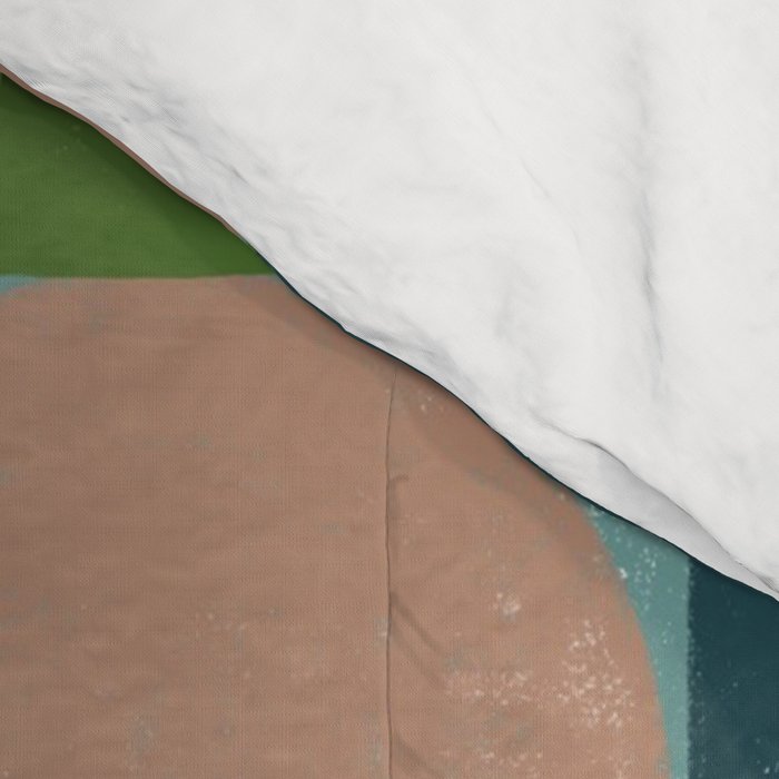 Green and blue tiles Comforter Gallery Image 4