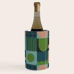 Green and blue tiles Wine Chiller Gallery Image 1