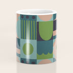 Green and blue tiles Coffee Mug Gallery Image 4