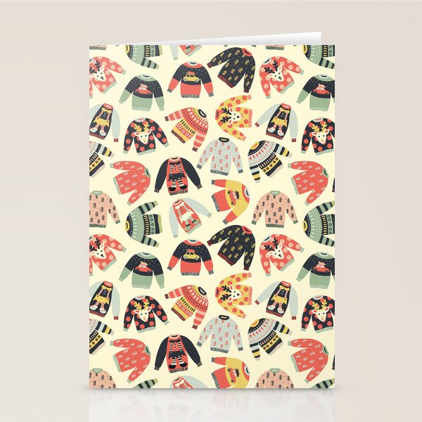 Ugly Christmas Sweaters Stationery Card Gallery Image 2