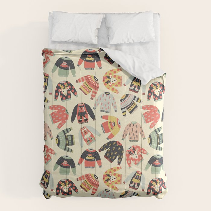 Ugly Christmas Sweaters Comforter Gallery Image 1