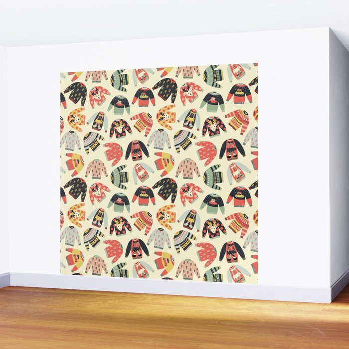 Ugly Christmas Sweaters Wall Mural Gallery Image 2