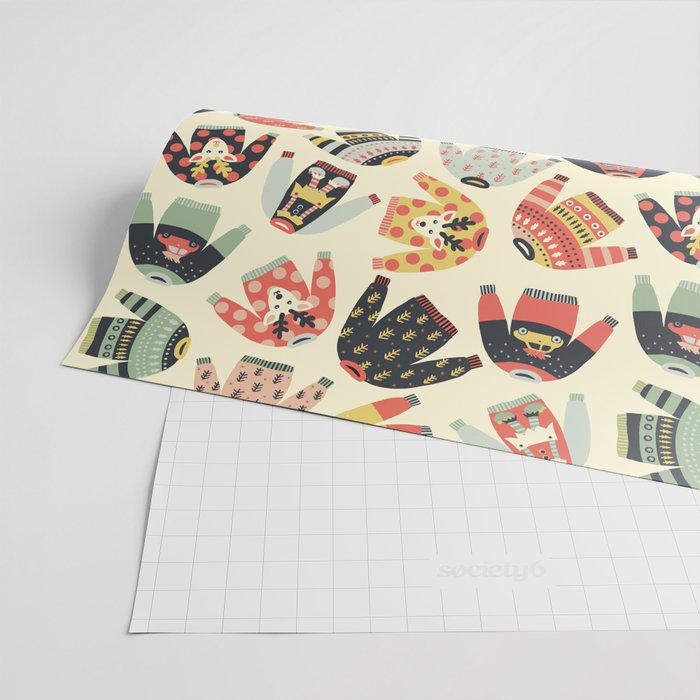 Ugly Christmas Sweaters Wrapping Paper Gallery Image 2