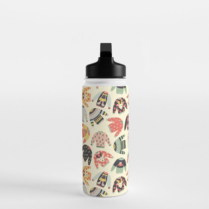 Ugly Christmas Sweaters Water Bottle Gallery Image 3