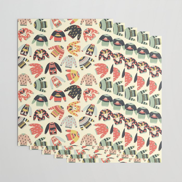 Ugly Christmas Sweaters Wrapping Paper Gallery Image 3