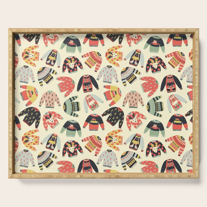 Ugly Christmas Sweaters Serving Tray Gallery Image 1