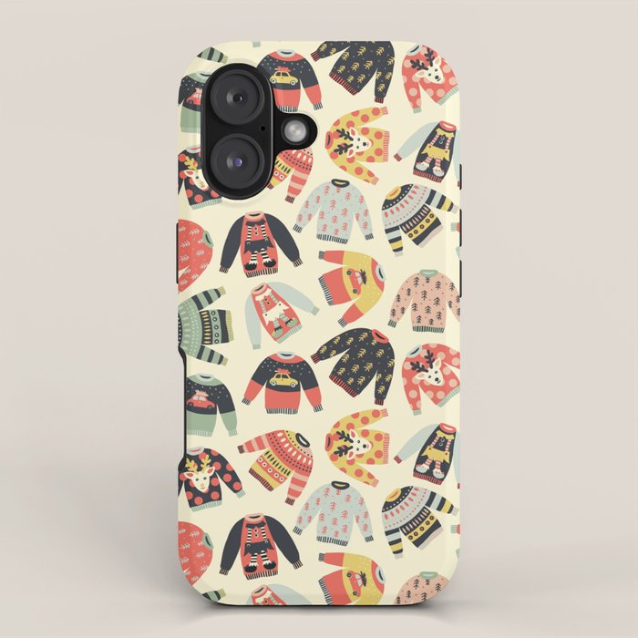 Ugly Christmas Sweaters iPhone Case Gallery Image 1