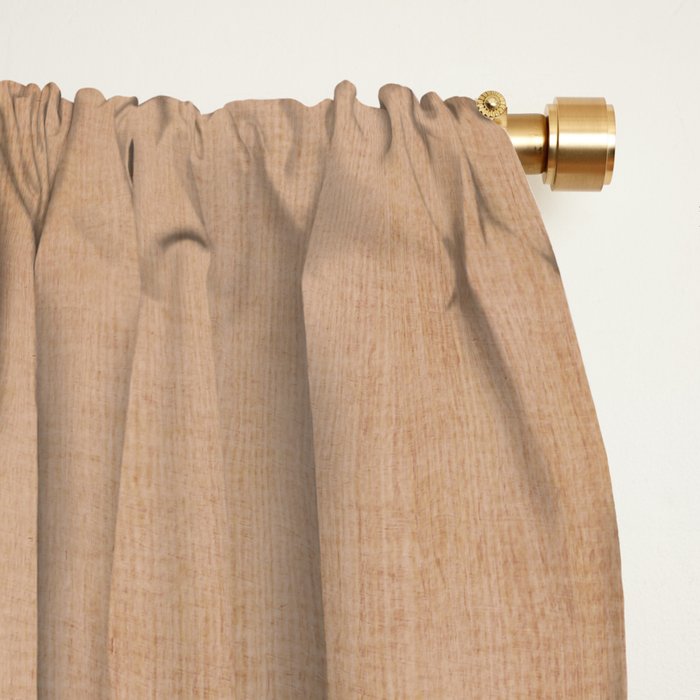 Light Terracotta Tones Geometric Abstract Artwork Window Curtain Gallery Image 2