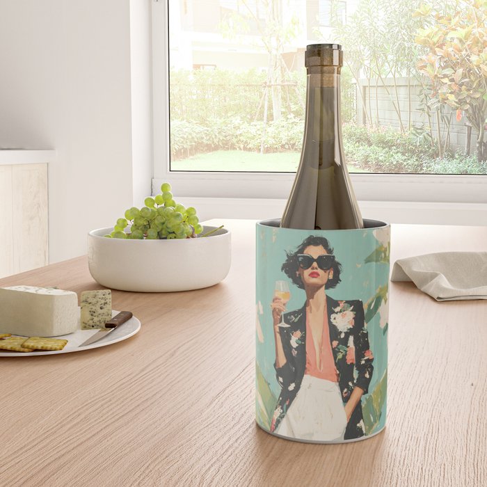 Chic Summer Elegance Wine Chiller Gallery Image 4