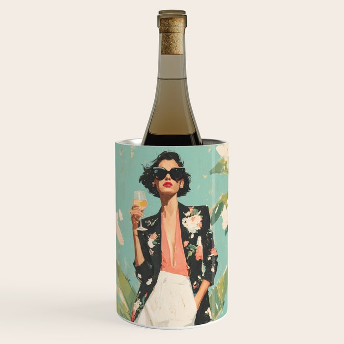 Chic Summer Elegance Wine Chiller Gallery Image 1