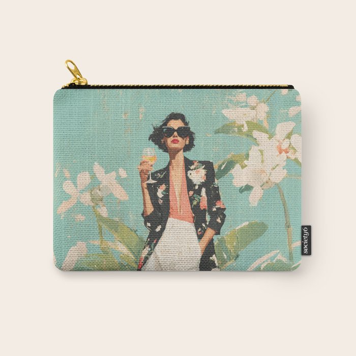 Chic Summer Elegance Carry All Pouch Gallery Image 1