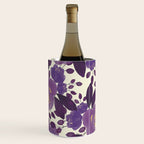 Elegant ivory gold lavender purple watercolor floral  Wine Chiller Gallery Image 3