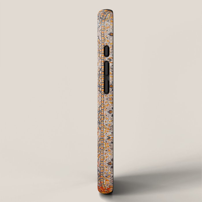 Orange Vintage Rug Design iPhone Case Gallery Image 2