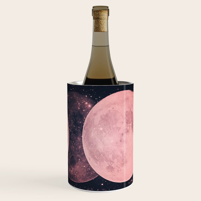 Pink Moon Phases Wine Chiller Gallery Image 1
