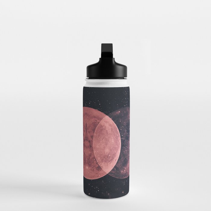 Pink Moon Phases Water Bottle Gallery Image 3
