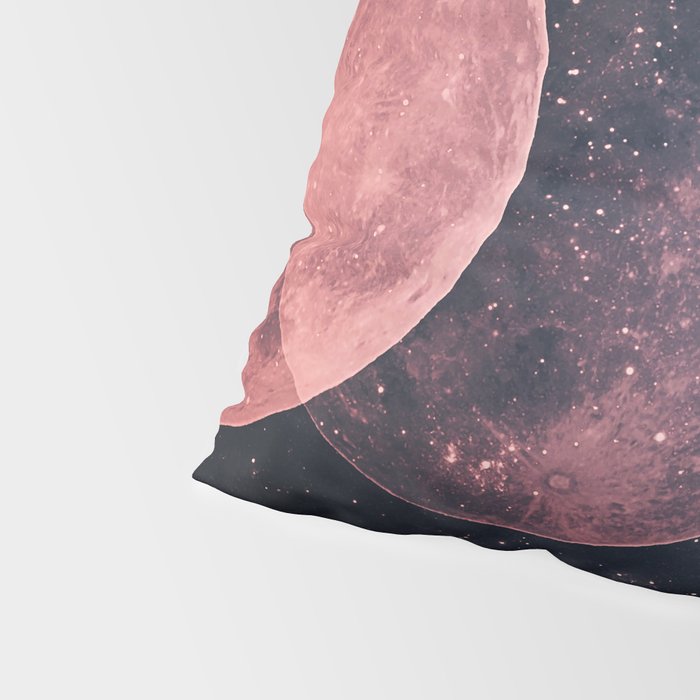 Pink Moon Phases Pillow Sham Gallery Image 4