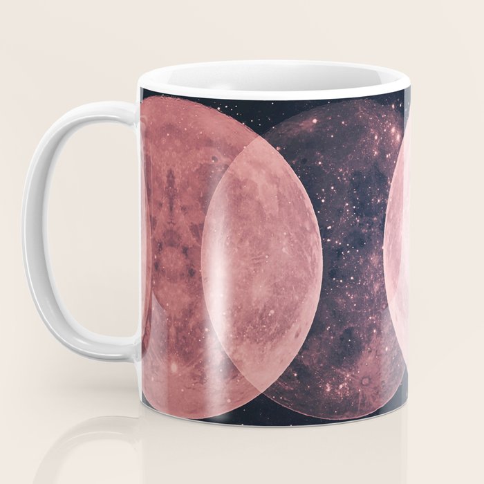 Pink Moon Phases Coffee Mug Gallery Image 3