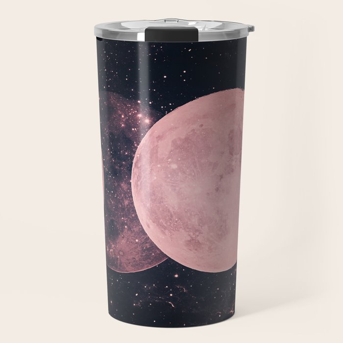 Pink Moon Phases Travel Mug Gallery Image 1