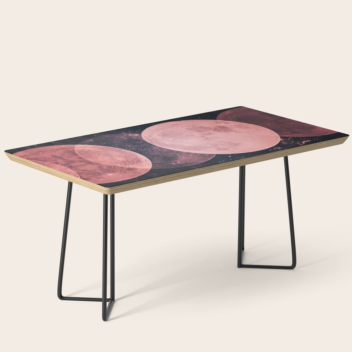 Pink Moon Phases Coffee Table Gallery Image 1
