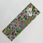 Authentic Aboriginal Art - Discovering Your Dreams Yoga Mat Gallery Image 1