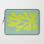 Lime & Sea Green: Matisse Paper Cutouts 06 Laptop Sleeve Gallery Image 1
