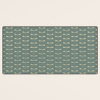 Dragonfly Pattern XII Neutral Green Desk Mat Gallery Image 3