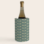Dragonfly Pattern XII Neutral Green Wine Chiller Gallery Image 2