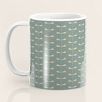 Dragonfly Pattern XII Neutral Green Coffee Mug Gallery Image 3