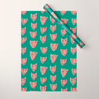 Pink pantehrs Wrapping Paper Gallery Image 1