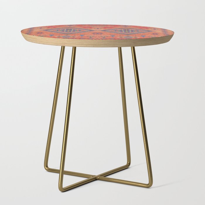 Vintage Moroccan Berber Crapet Side Table Gallery Image 1