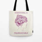 Everything is Figureoutable Tote Bag Gallery Image 1