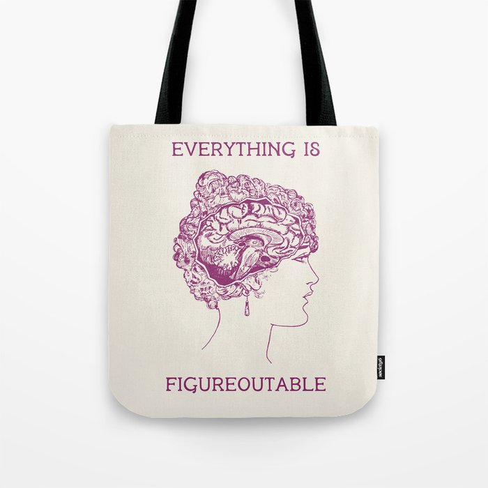 Everything is Figureoutable Tote Bag Gallery Image 1