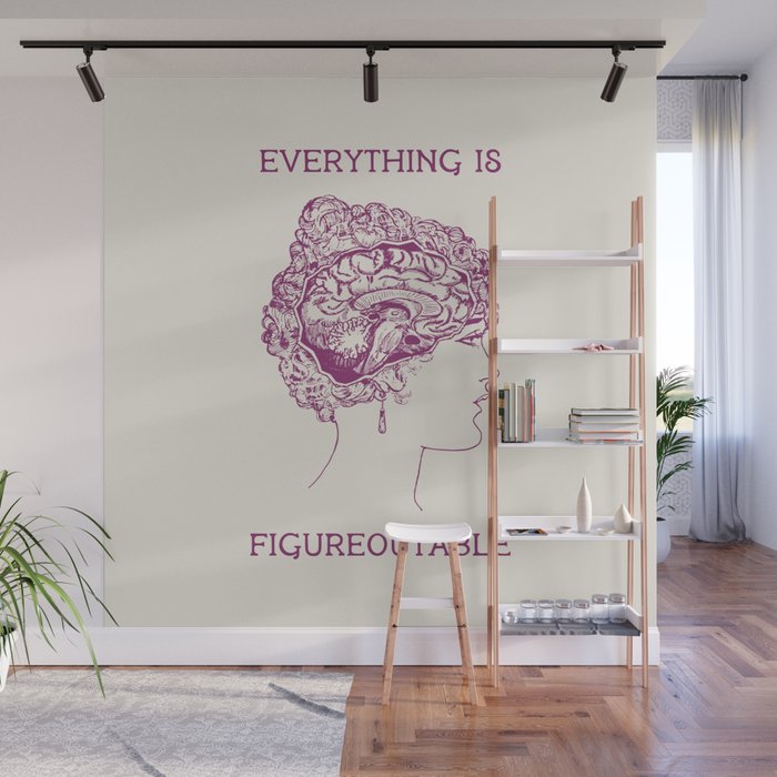 Everything is Figureoutable Wall Mural Gallery Image 1