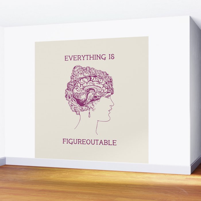 Everything is Figureoutable Wall Mural Gallery Image 2