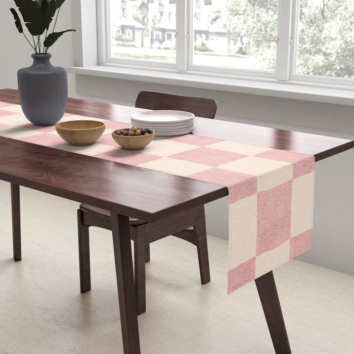 CHECKER - 001 - Macaron Table Runner Gallery Image 2