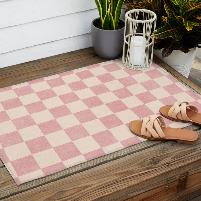 CHECKER - 001 - Macaron Outdoor Rug Gallery Image 2