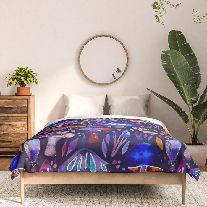 Mushroom Magic - Galaxy Comforter Gallery Image 3