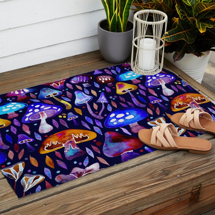 Mushroom Magic - Galaxy Outdoor Rug Gallery Image 2