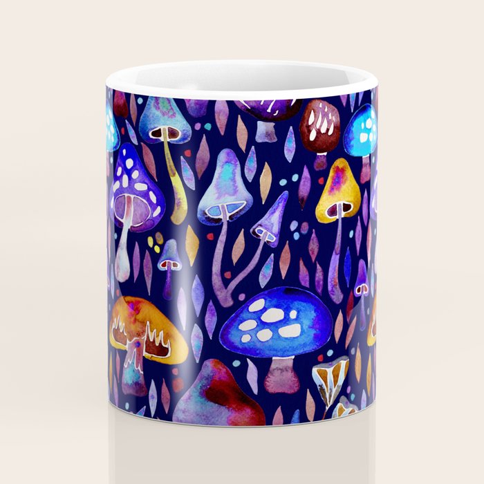 Mushroom Magic - Galaxy Coffee Mug Gallery Image 4