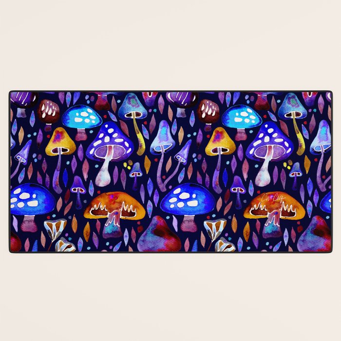 Mushroom Magic - Galaxy Desk Mat Gallery Image 3